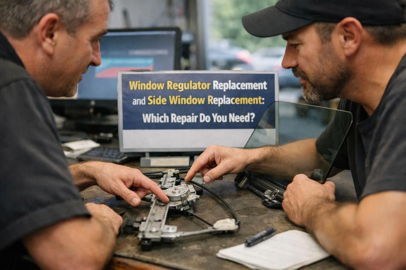 Window Regulator Replacement and Side Window Replacement: Which Repair Do You Need?