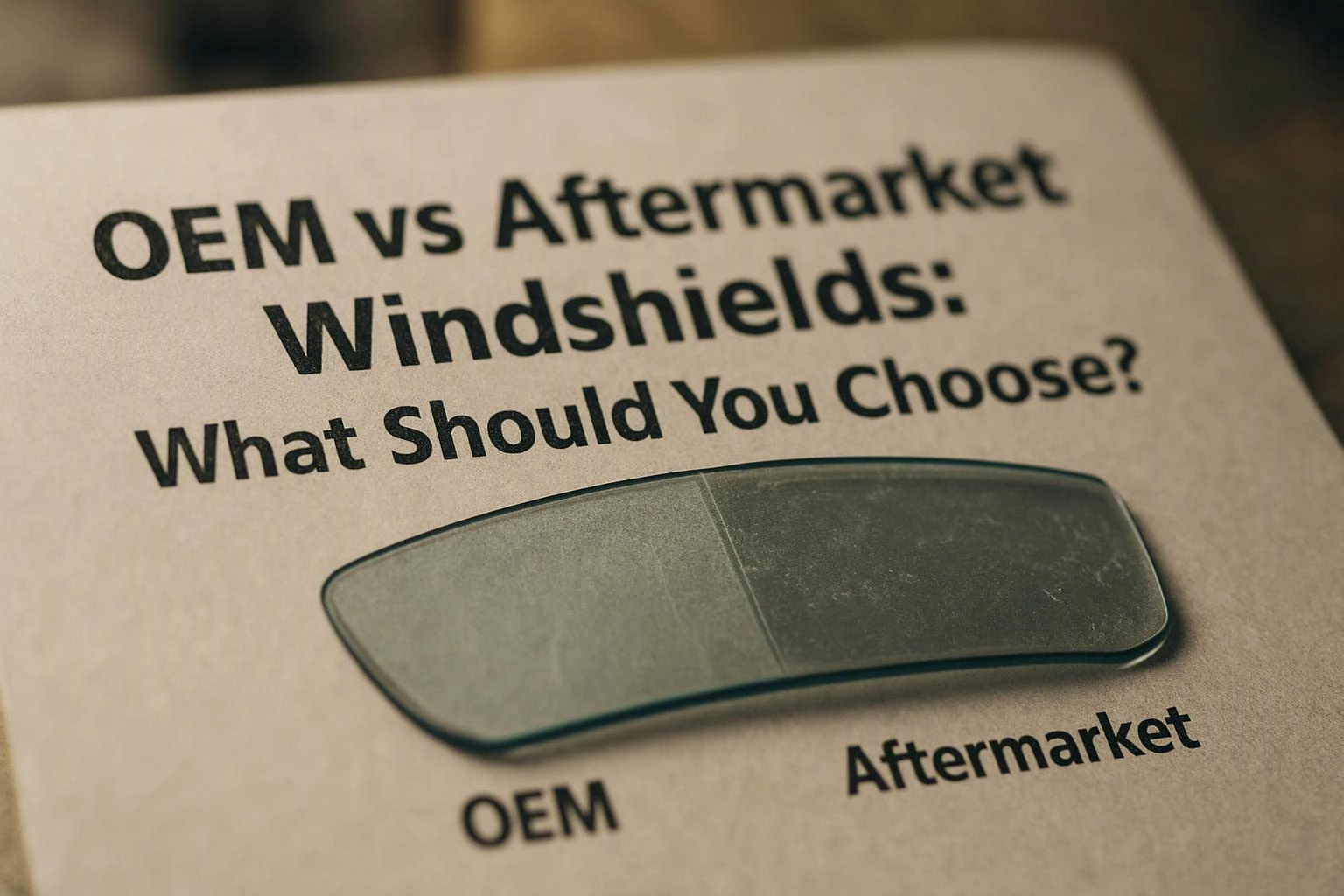 OEM vs Aftermarket Windshields: What Should You Choose?
