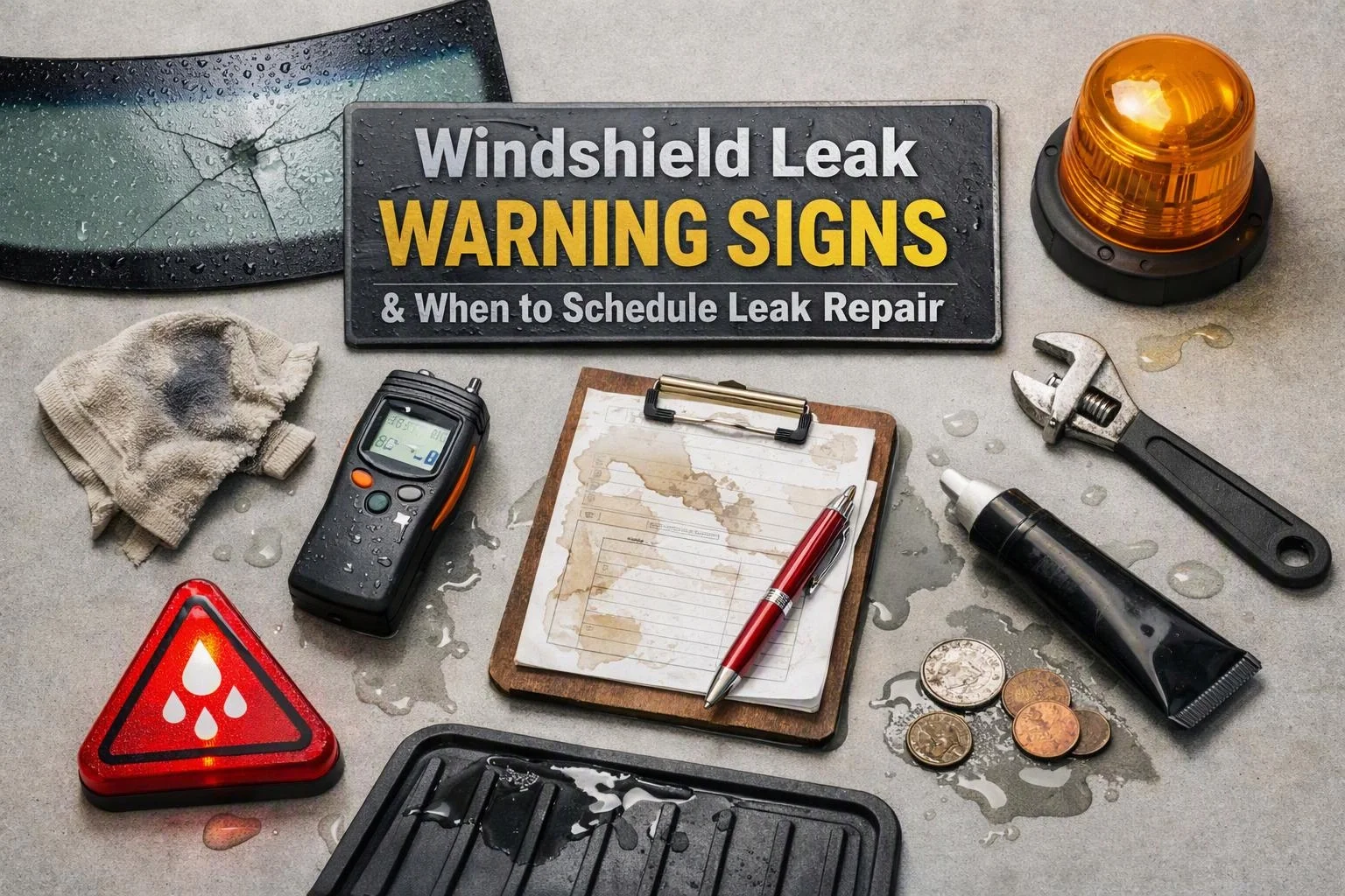 Windshield Leak Warning Signs and When to Schedule Leak Repair