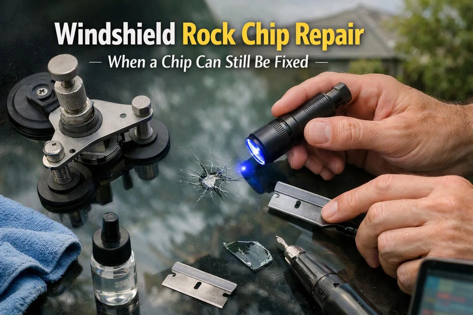 Windshield Rock Chip Repair: When a Chip Can Still Be Fixed