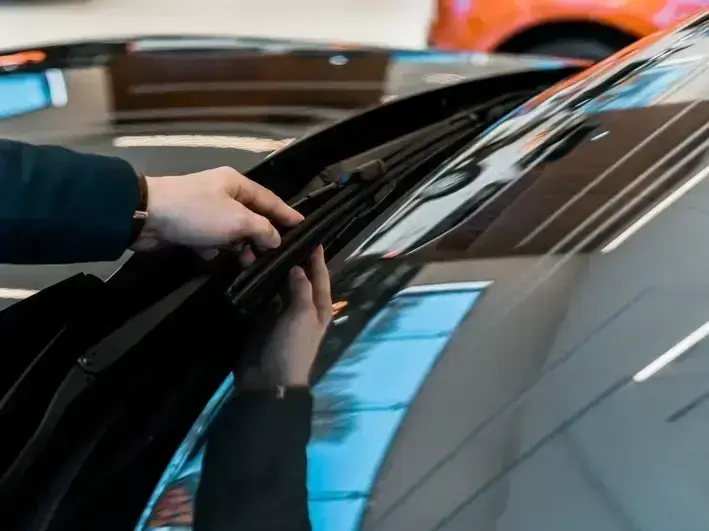 windshield crack repair for a commuter car by UW Bothell campus