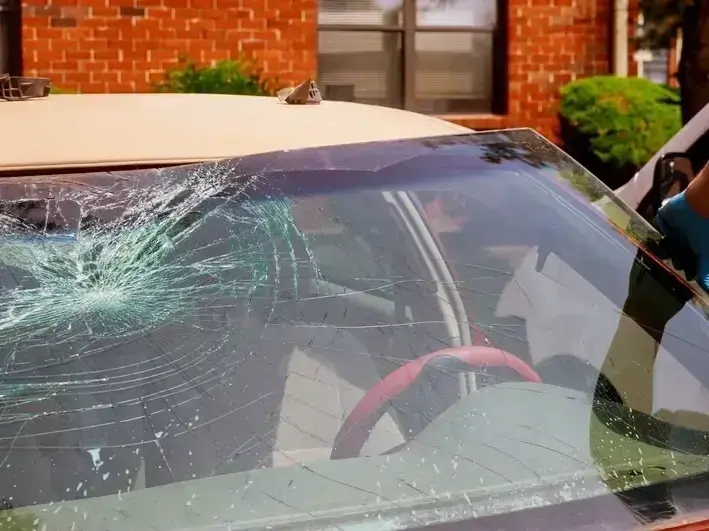 Seattle windshield crack repair service van parked in Ballard neighborhood